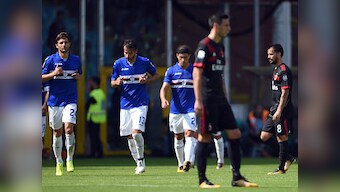 Serie A: AC Milan's poor away form continues as they lose to Sampdoria; stay fifth in league table