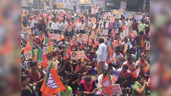 Mangaluru Chalo rally: Several BJP leaders detained as protesters clash with police at Jyothi circle