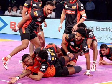 Pro Kabaddi League 2017: Kashiling Adake leads U Mumba to comfortable victory over Bengaluru Bulls Pro Kabaddi League 2017: Kashiling Adake leads U Mumba to comfortable victory over Bengaluru Bulls