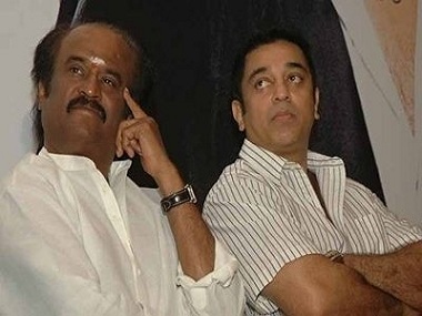 Are Rajinikanth, Kamal Haasan getting ready to dip into Tamil Nadu's murky politics? Are Rajinikanth, Kamal Haasan getting ready to dip into Tamil Nadu's murky politics?