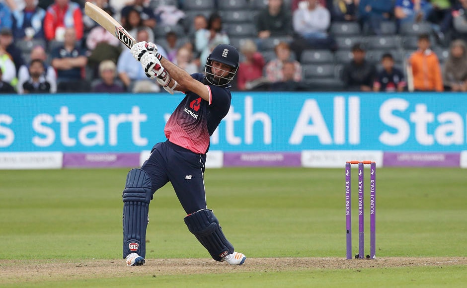 Moeen Ali came in with the team looking for a total in excess of 300. AP Moeen Ali came in with the team looking for a total in excess of 300. AP