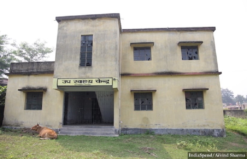 A locked sub-centre at Laldih village, East Singhbhum district, Jharkhand.