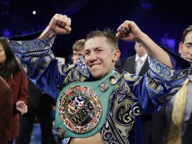 Gennady Golovkin reacts following the fight against Canelo Alvarez. AP