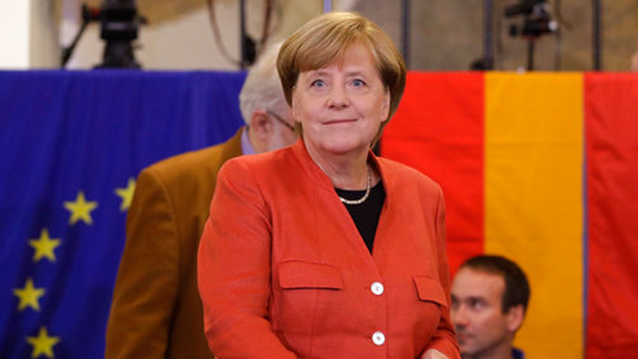Germany's Angela Merkel opposes new, ambitious EU emissions target for 2030 Germany's Angela Merkel opposes new, ambitious EU emissions target for 2030