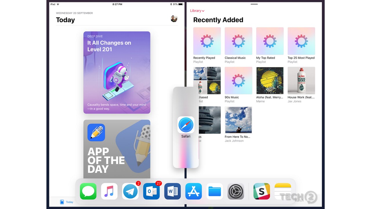 Apple iOS 11 on iPad Pro