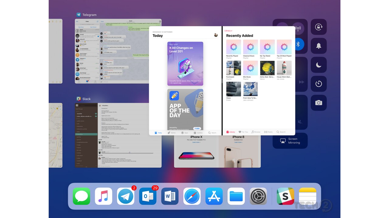 Apple iOS 11 on iPad Pro
