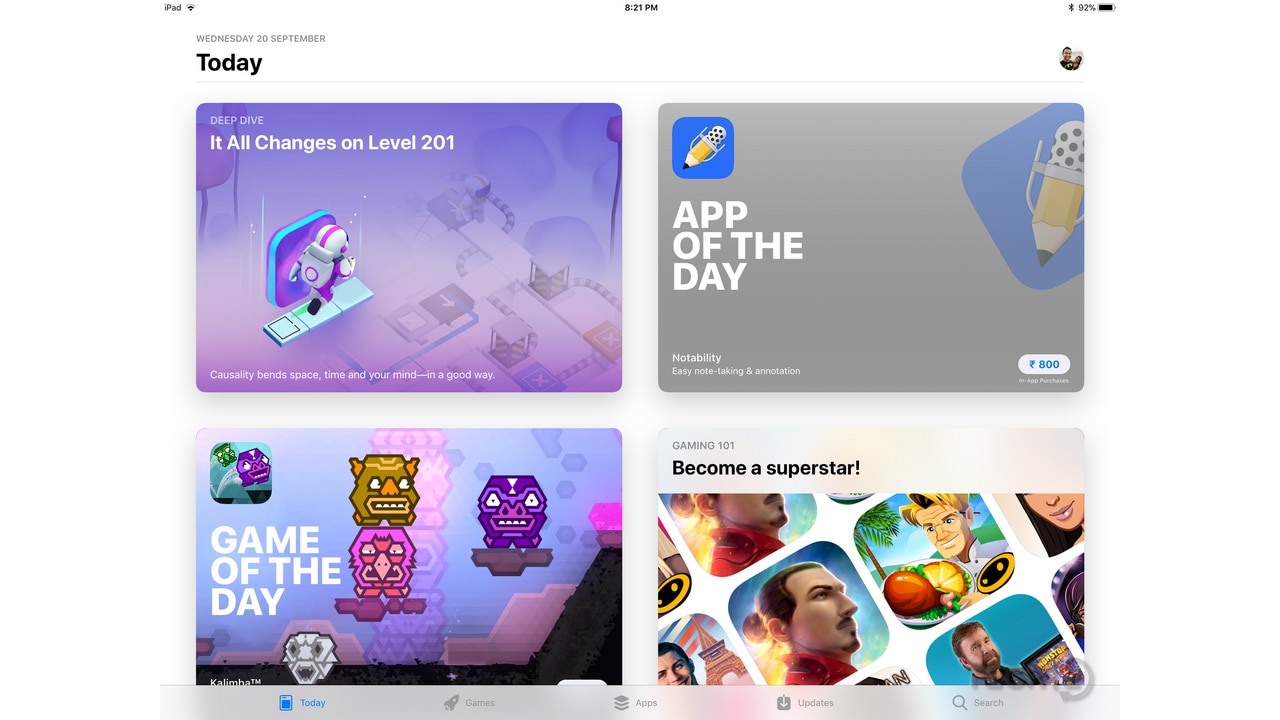 Apple App Store on iOS 11