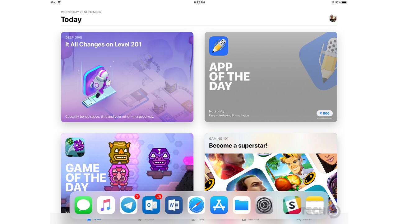 Apple iOS 11 on iPad Pro