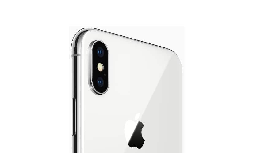 iPhone X packs a dual camera setup in a vertical alignment along the side of the device instead of the horizontal alignment in iPhone 7 Plus and iPhone 8 Plus.