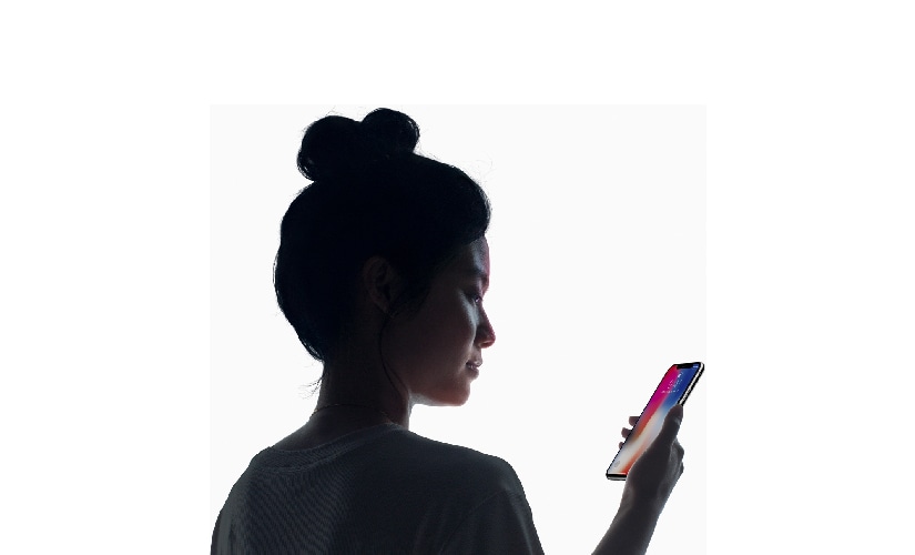 iPhone X comes with a Face ID feature. 