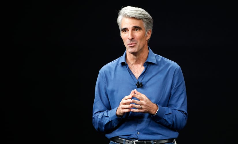 Apple Senior Vice President of Software Engineering, Craig Federighi to stage to introduce Animojis to the world. Image Credit: Reuters.