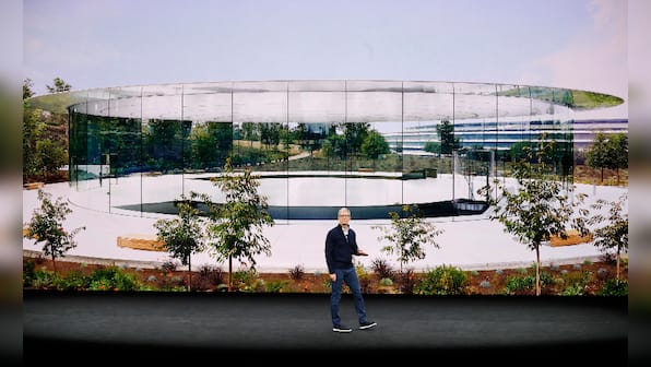 Here's a look at the Apple Park campus and the Steve Jobs Theatre