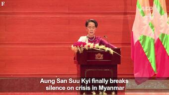 Aung San Suu Kyi says Myanmar ready to take back Rohingya refugees after verification process