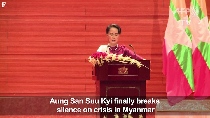 Aung San Suu Kyi says Myanmar ready to take back Rohingya refugees after verification process