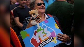 Australia same-sex marriage poll: Thousands rally in support of gay rights even as shrinking lead worries some