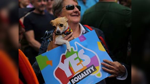 Australia same-sex marriage poll: Thousands rally in support of gay rights even as shrinking lead worries some