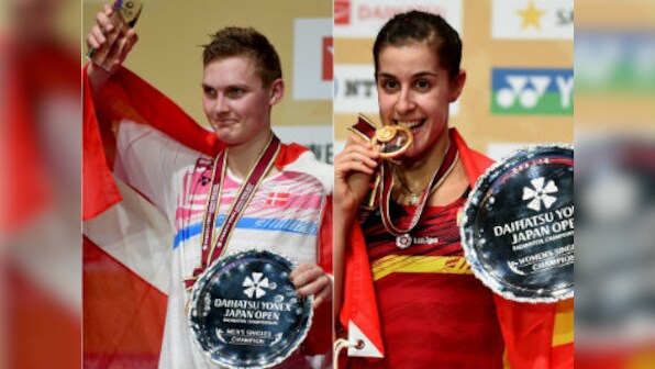 Japan Open Superseries: Viktor Axelsen underlines his supremacy; Carolina Marin gets her mojo back