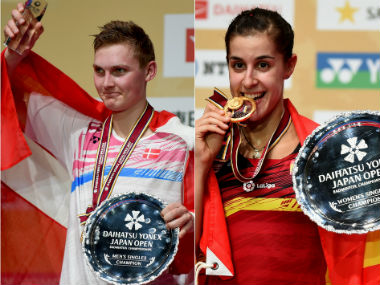 Japan Open Superseries: Viktor Axelsen underlines his supremacy; Carolina Marin gets her mojo back Japan Open Superseries: Viktor Axelsen underlines his supremacy; Carolina Marin gets her mojo back