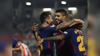 La Liga: Barcelona thump Girona to maintain perfect start; Real Madrid, Atletico keep pace with victories