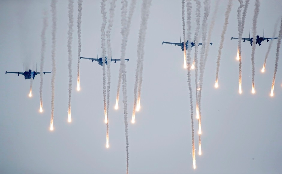 The war games which were held from 14-20 September involved 5,500 Russian and 7,200 Belarusian troops, 70 aircrafts and about 250 tanks, according to officials. AP The war games which were held from 14-20 September involved 5,500 Russian and 7,200 Belarusian troops, 70 aircrafts and about 250 tanks, according to officials. AP