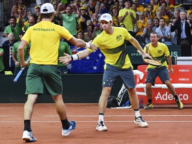 Davis Cup: Australia, France edge closer to Davis Cup final showdown with wins in doubles Davis Cup: Australia, France edge closer to Davis Cup final showdown with wins in doubles