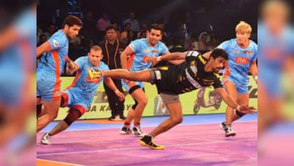 Pro Kabaddi League 2017: Bengal Warriors edge past Telugu Titans, Haryana Steelers survive Dabang Delhi scare