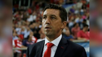 Super League: Olympiakos sack manager Besnik Hasi after derby defeat to leaders AEK Athens