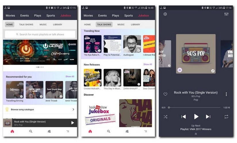 BookMyShow Jukebox