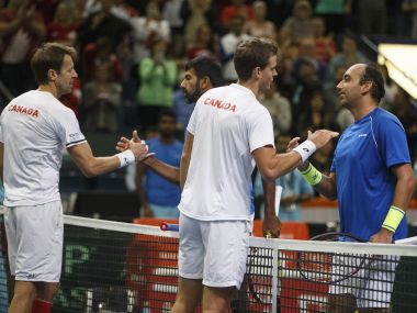 Davis Cup: India trail 1-2 against Canada after Rohan Bopanna-Purav Raja lose in doubles Davis Cup: India trail 1-2 against Canada after Rohan Bopanna-Purav Raja lose in doubles