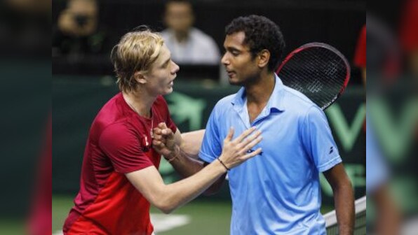 Davis Cup: Denis Shapovalov beats India's Ramkumar Ramanathan to win tie, Yuki Bhambri earns consolation