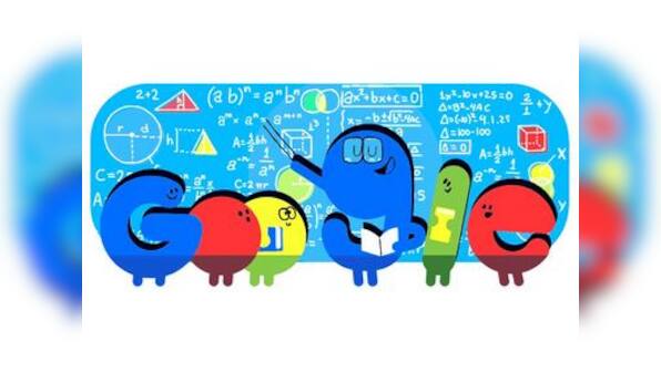 Google Doodle celebrates Teacher's Day with the logo turned into a virtual classroom