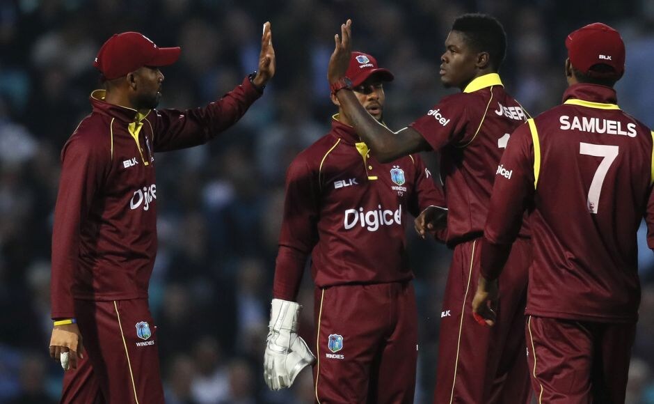 But Alzarri Joseph's five wickets had the West Indians in control, and England trailing well behind the required rate. AP But Alzarri Joseph's five wickets had the West Indians in control, and England trailing well behind the required rate. AP