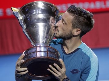 St Petersburg Open: Damir Dzumhur downs Fabio Fognini to claim maiden ATP crown