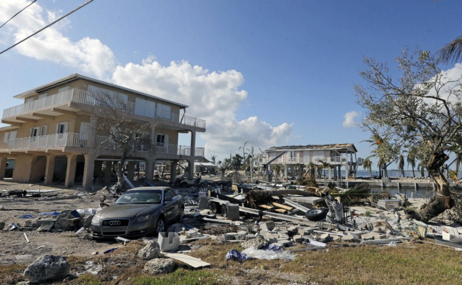 After thrashing several Caribbean islands last week, Hurrican Irma battered Florida, causing flooding and outages that spanned the state. AP After thrashing several Caribbean islands last week, Hurrican Irma battered Florida, causing flooding and outages that spanned the state. AP
