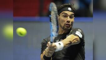 St Petersburg Open: Fabio Fognini upsets top seed Roberto Bautista Agut to set up final against Damir Dzumhur