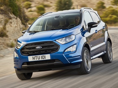 Facelifted 2018 Ford EcoSport unveiled in Europe; expected to hit Indian markets by year end Facelifted 2018 Ford EcoSport unveiled in Europe; expected to hit Indian markets by year end