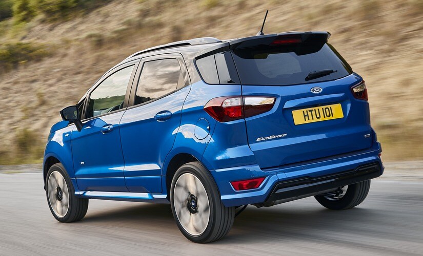 The new Ford EcoSport comes in a choice of 12 new colours and contrasting roof options.