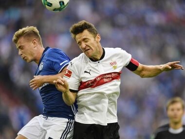 Bundesliga: Stuttgarts Christian Gentner on way to recovery after suffering facial fractures in horror collision