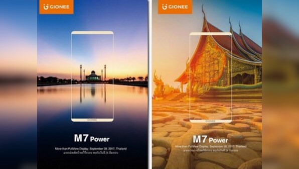 Gionee to announce M7 Power, a FullView display phone, on 28 September
