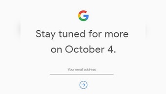 Pixel 2, Pixel 2 XL 4 October launch teased on Google Search page