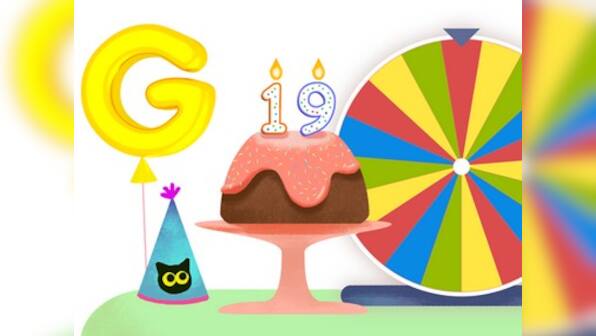 Google celebrates its 19th birthday in a doodle with 19 surprises; but there's a bit of a confusion