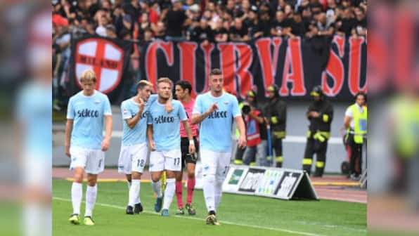 Serie A: Lazio striker Ciro Immobile scores hat-trick in 10 mins to disrupt AC Milan's perfect record