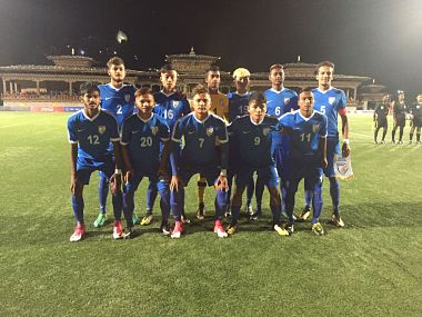 SAFF U-18 Championships 2017: Lalawmpuia scores brace as India thrash Bhutan 3-0 SAFF U-18 Championships 2017: Lalawmpuia scores brace as India thrash Bhutan 3-0