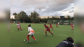 Indian women's hockey team plays out draw against Belgium's junior men's side