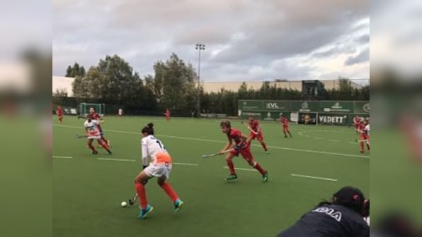 Indian women's hockey team plays out draw against Belgium's junior men's side