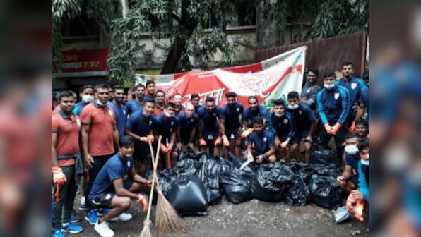 PM Narendra Modi praises Indian football team for participating in 'Swachchata Hi Seva' campaign