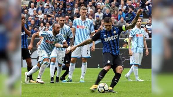 Serie A: Inter Milan awarded penalty after five-minute video consultation in 2-0 win over SPAL