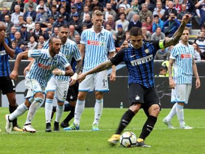 Serie A: Inter Milan awarded penalty after five-minute video consultation in 2-0 win over SPAL