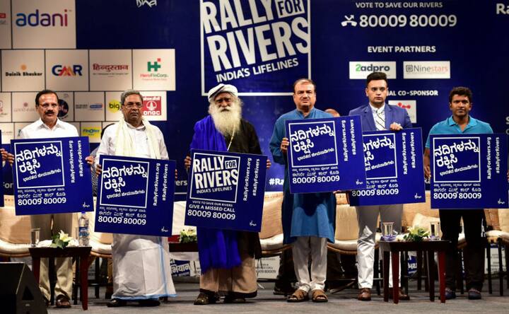 Rally for Rivers: Isha Foundation's campaign gets backing from Siddaramiah, Union ministers