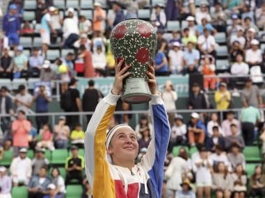 Korea Open: Jelena Ostapenko defeats Beatriz Haddad Maia to win first hardcourt title